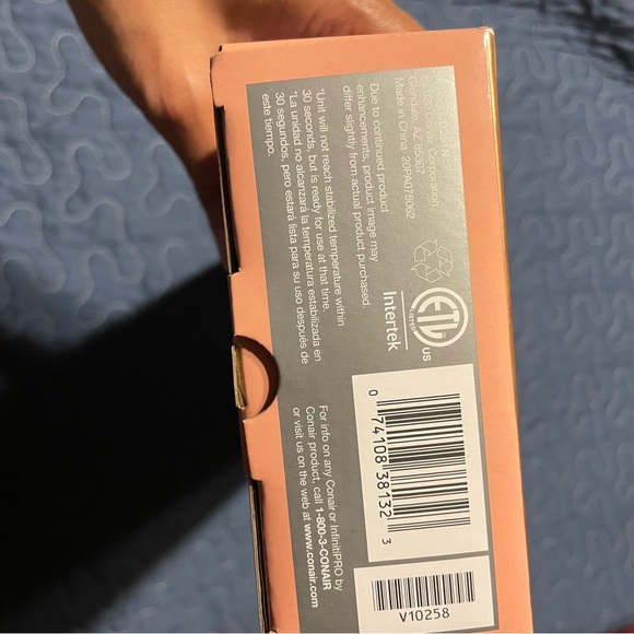 Conair infinity pro 1.25 inch rose gold titanium curling iron for loose curls - Picture 5 of 7